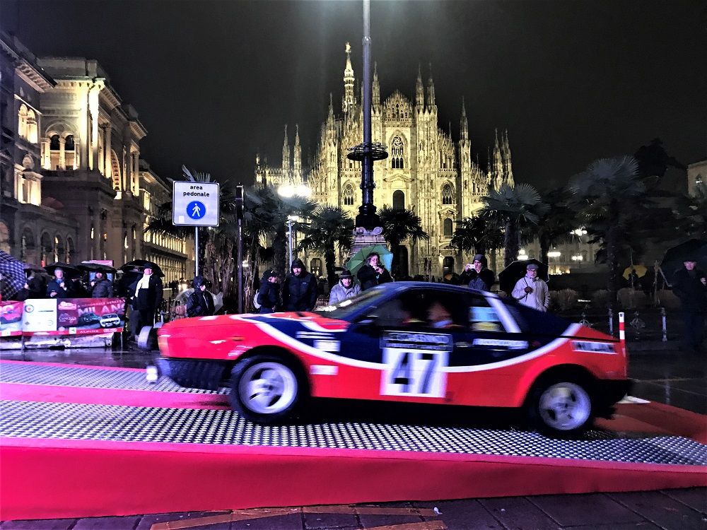 The blizzard at the Montecarlo rally historique