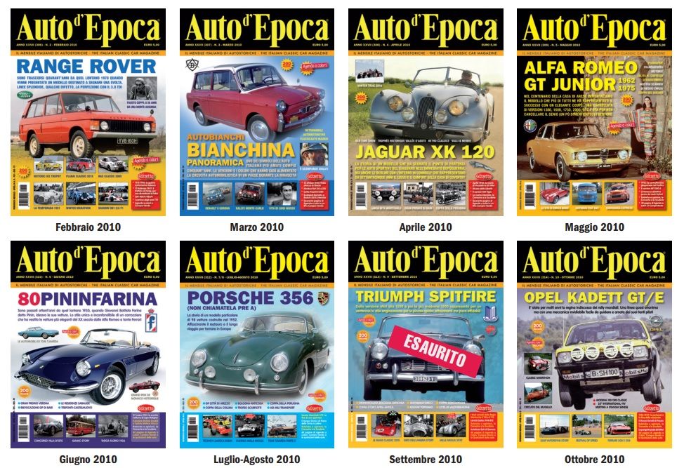 All back issues of Auto d'Epoca 2001-2023: an unmissable offer to complete your collection