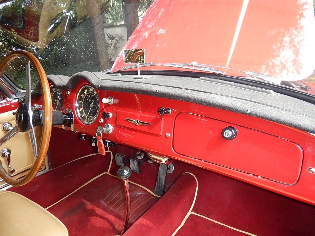 Preview of the rare Lancia Aurelia B24 convertible which will be exhibited in the OldCar24 stand at the Auto e Moto D'Epoca Bologna 2024 fair