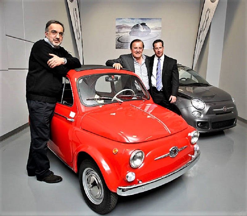 Fiat 500: a car with two fathers, Dante Giacosa and Sergio Marchionne