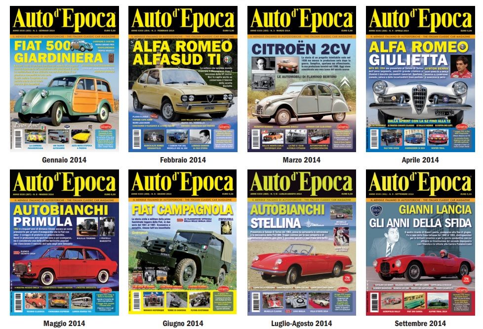 All back issues of Auto d'Epoca 2001-2023: an unmissable offer to complete your collection
