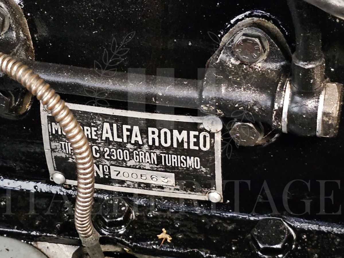 ITALHERITAGE offers for sale a very rare Alfa Romeo 6C 2300B GT Pescara by Touring