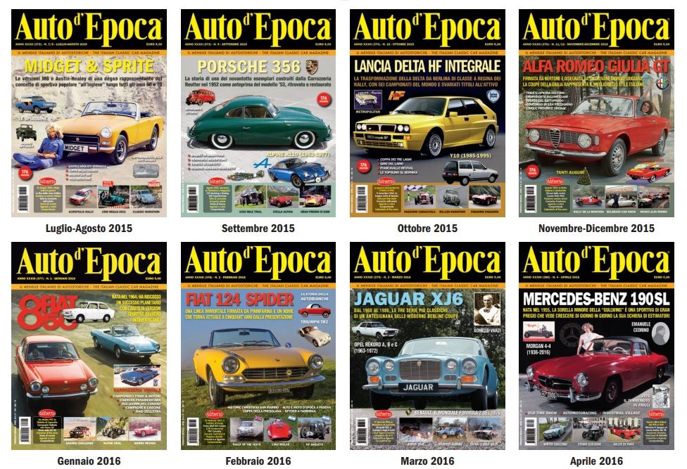 All back issues of Auto d'Epoca 2001-2023: an unmissable offer to complete your collection