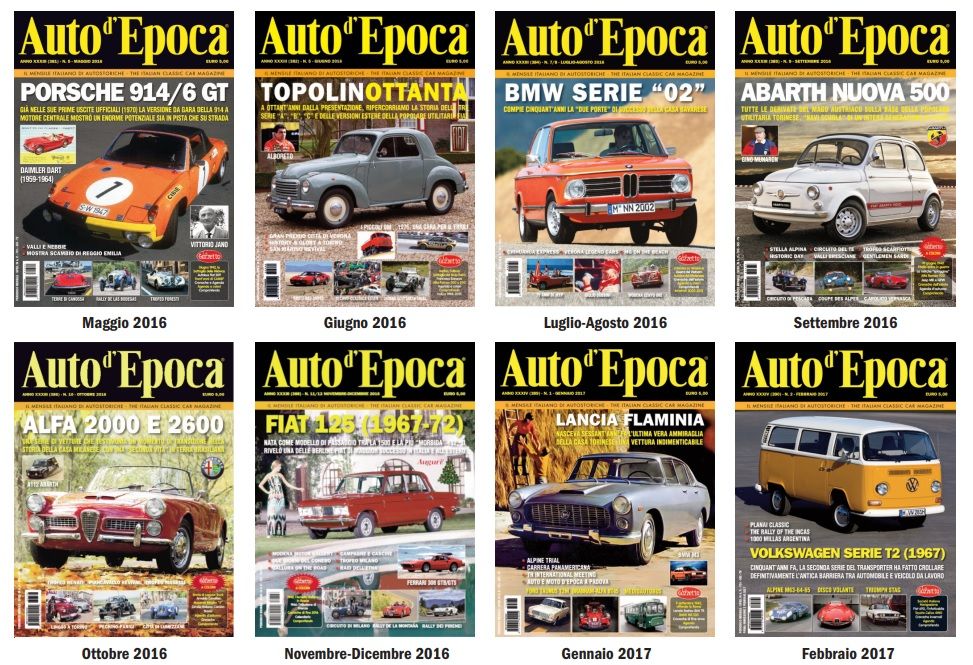 All back issues of Auto d'Epoca 2001-2023: an unmissable offer to complete your collection