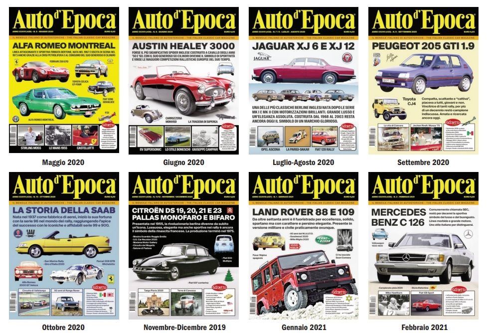 All back issues of Auto d'Epoca 2001-2023: an unmissable offer to complete your collection