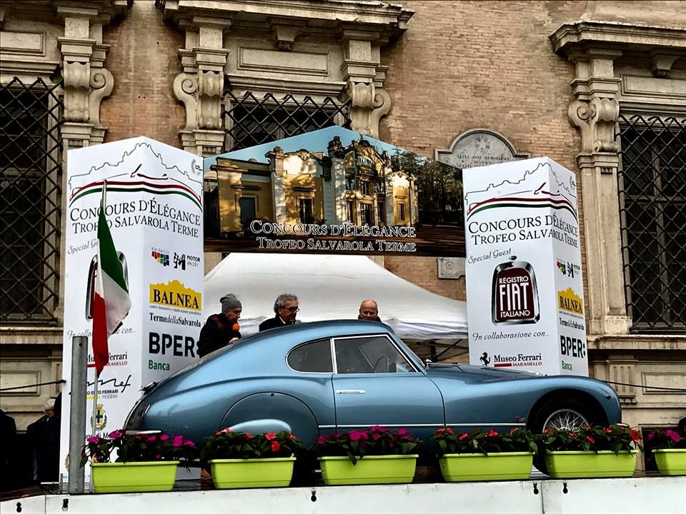 Concours d’Elégance Trofeo Salvarola Terme: Fiat 6C 1500 Pininfarina wins the “best of show” award.