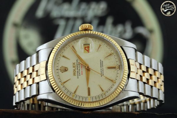 Rolex DATEJUST REF. 6605 DEEP IN RED