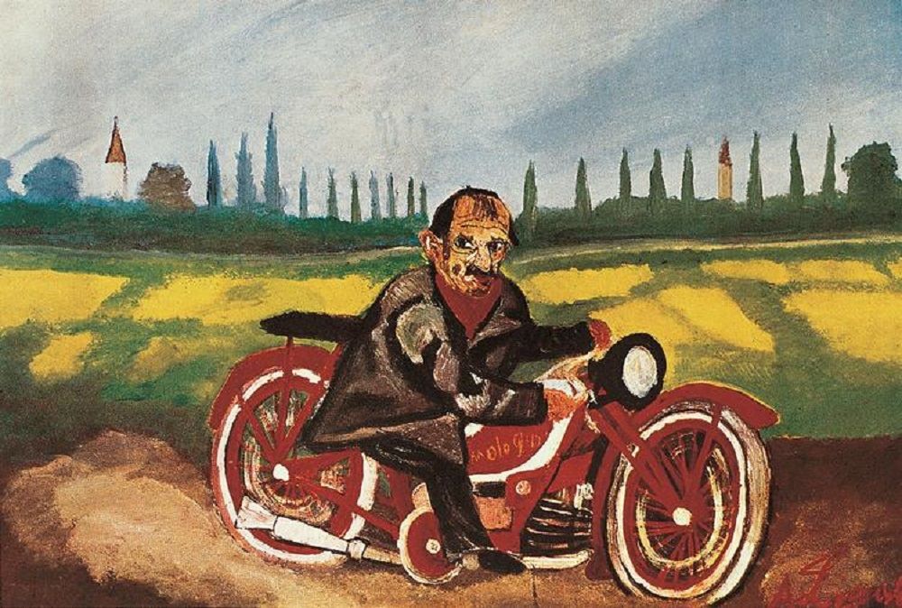 Arte e motociclette alla Reggia di Venaria Reale.