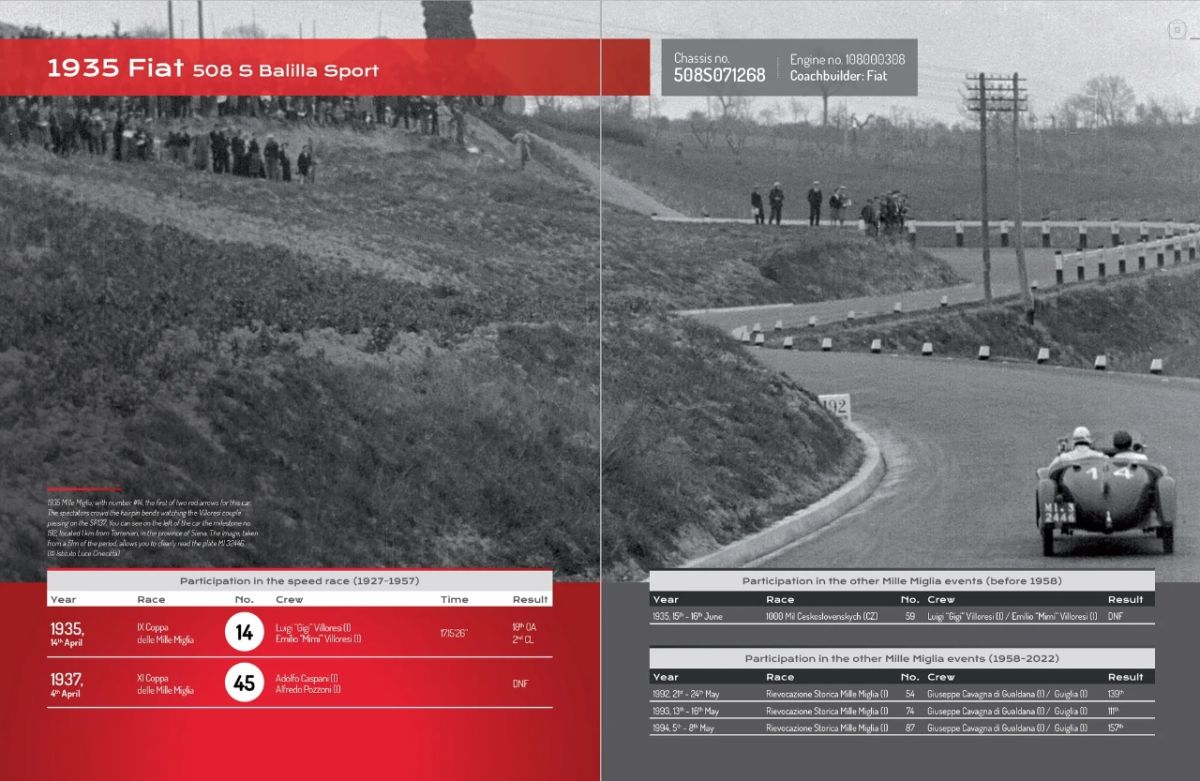 An unmissable testimony on the cars of the Mille Miglia: rare and wonderful images in the Mille Miglia'sChassis book, Volume III