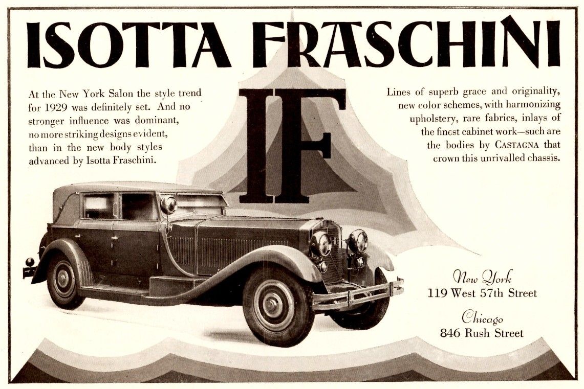 Isotta Fraschini model 8B: cars beyond legend