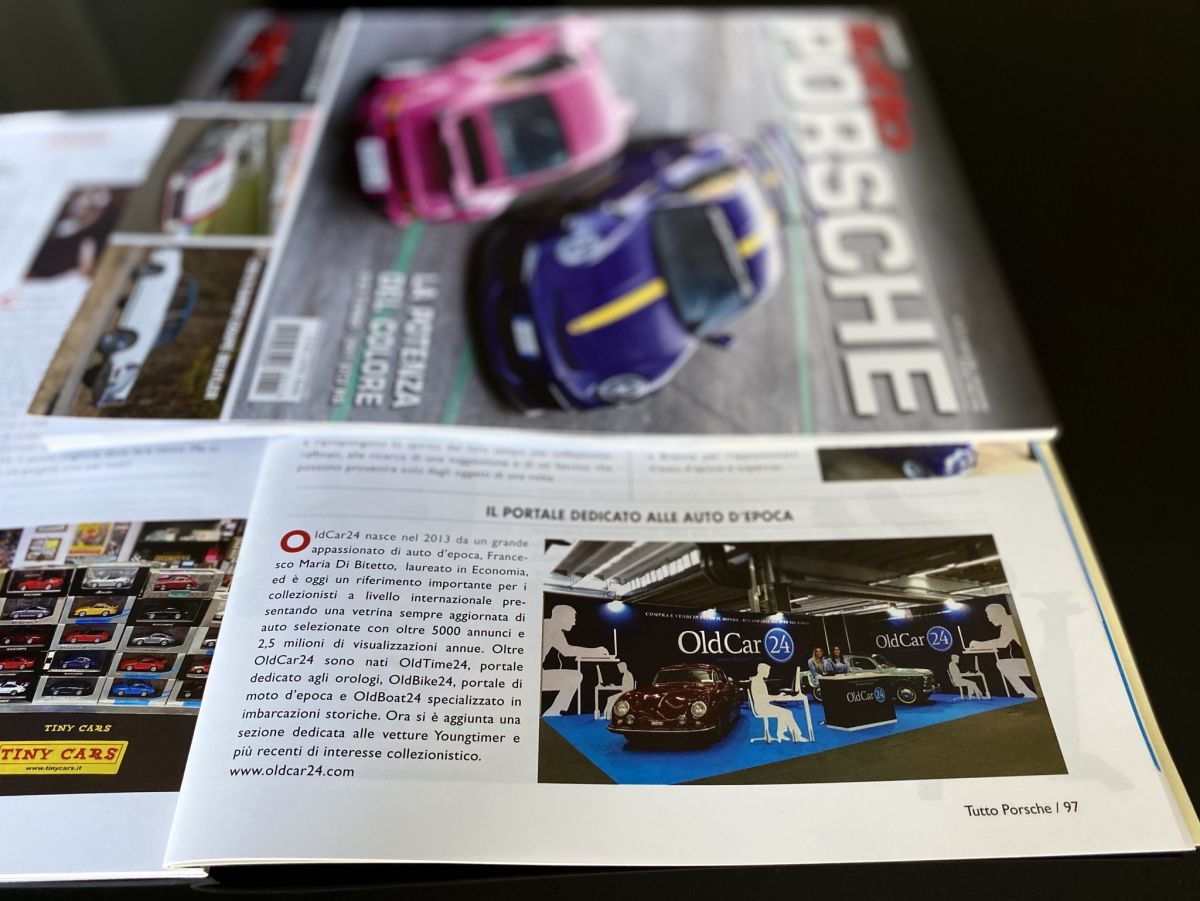 OldCar24 on magazine "Tutto Porsche"