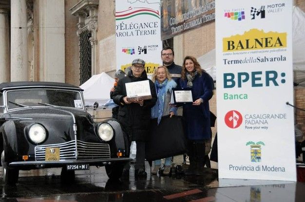 Concours d’Elégance Trofeo Salvarola Terme: Fiat 6C 1500 Pininfarina wins the “best of show” award.
