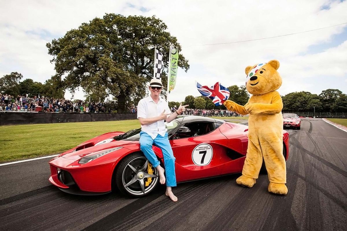 Chris Evans: well-known BBC TV presenter and big Ferrari collector