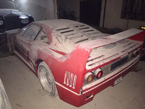THE DISCOVERY OF FERRARI F 40 OF SADDAM HUSSEIN’S SON