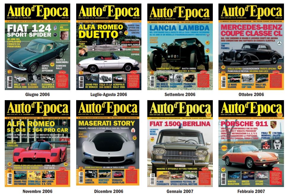 All back issues of Auto d'Epoca 2001-2023: an unmissable offer to complete your collection