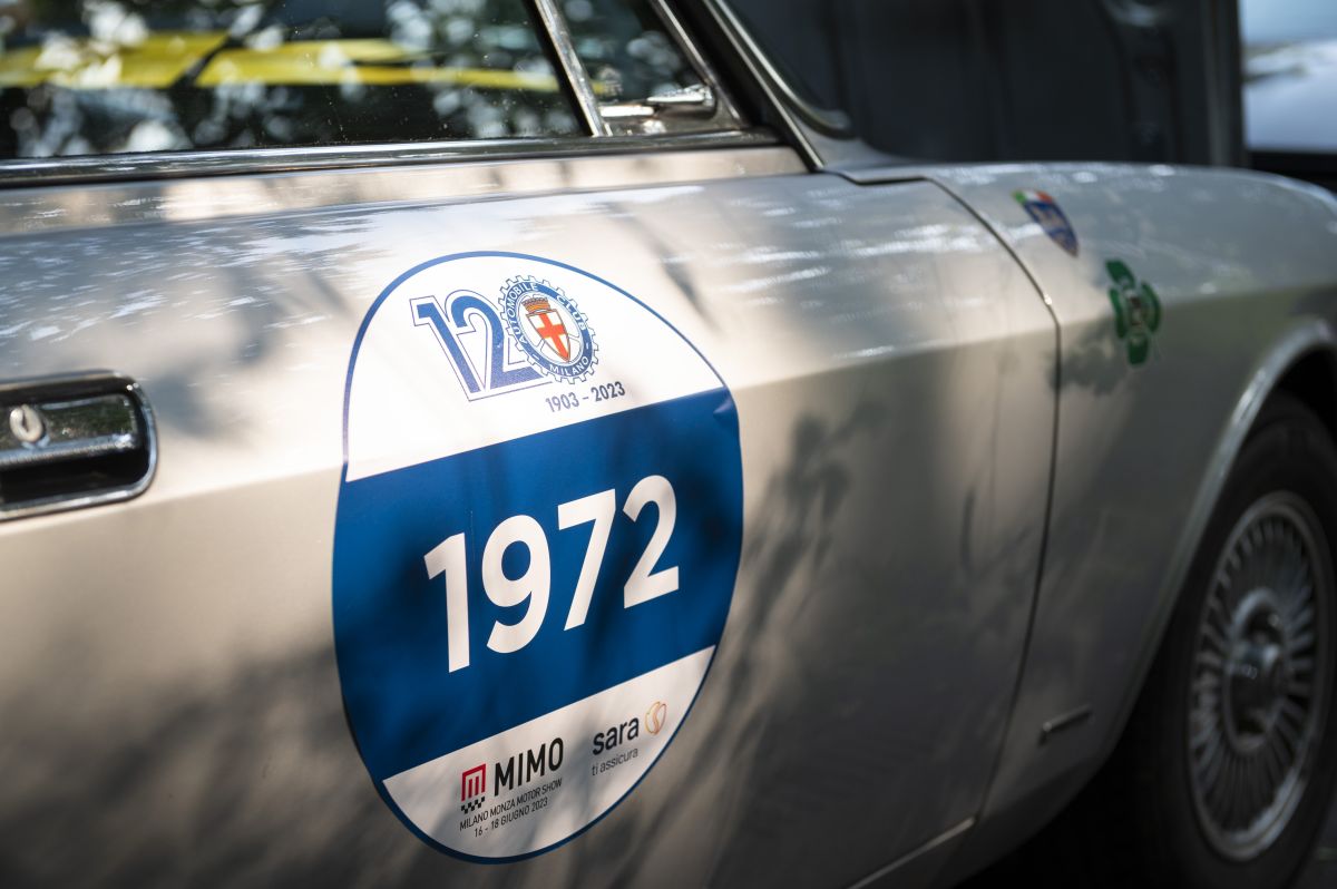 President Geronimo La Russa organised a big party for the 120th anniversary of ACI Milano during the passage of the 1000 Miglia