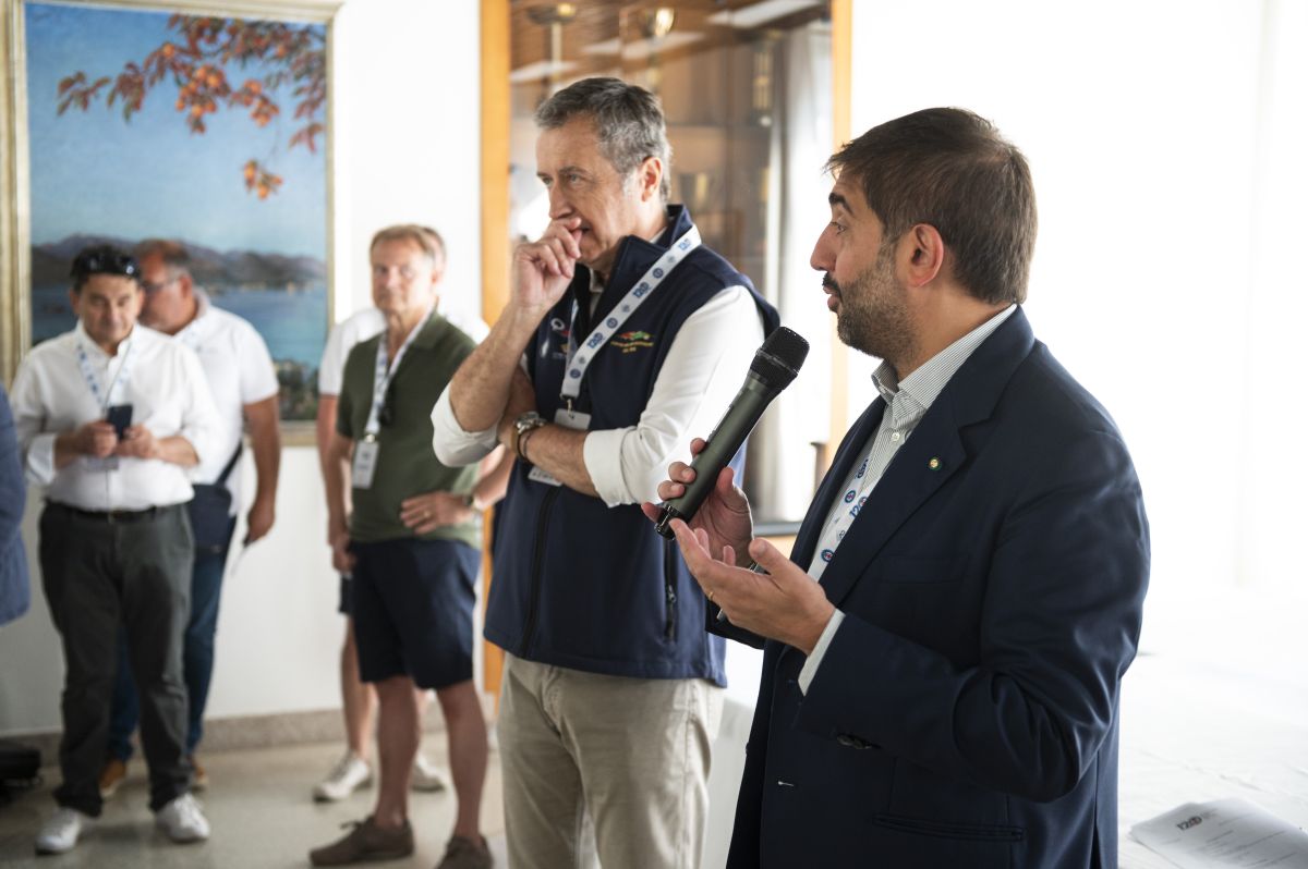 President Geronimo La Russa organised a big party for the 120th anniversary of ACI Milano during the passage of the 1000 Miglia