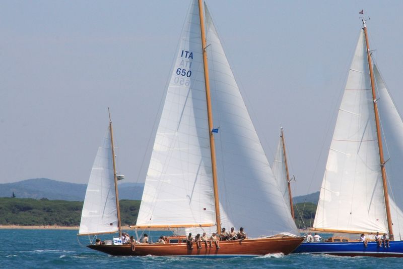  The classic boats at the Cantieri Navali di La Spezia