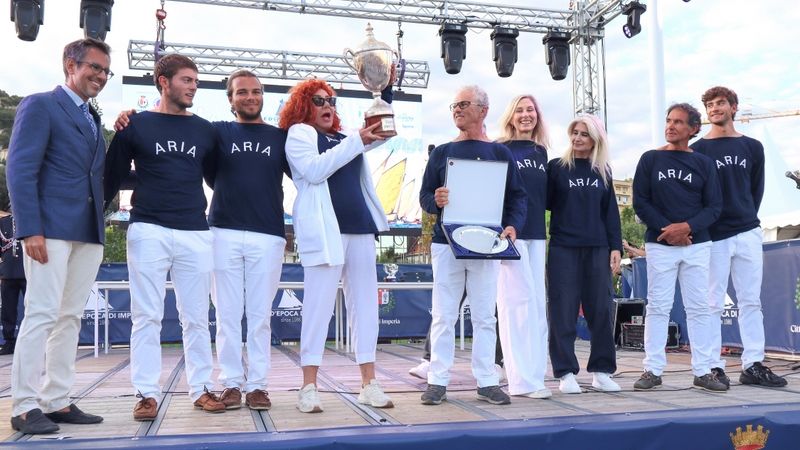 Aria, doppia vittoria alle Vele d’Epoca di Imperia