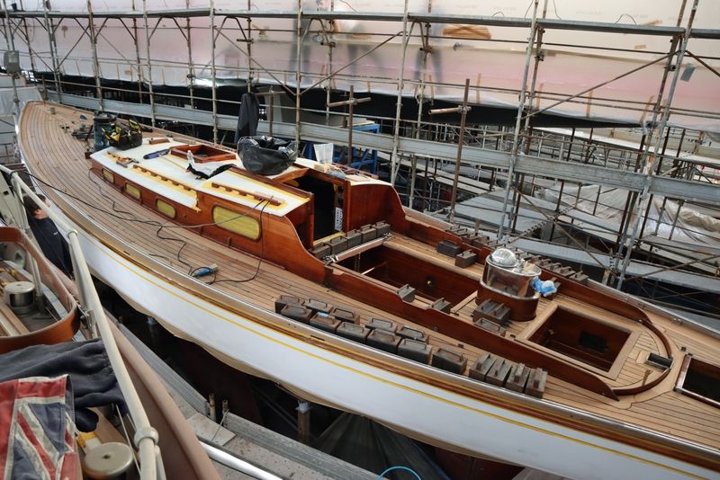  The classic boats at the Cantieri Navali di La Spezia