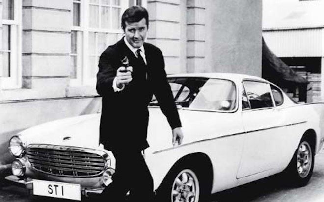 The Volvo P1800 driven by Roger Moore appeared in historical TV series "The Saint" 
