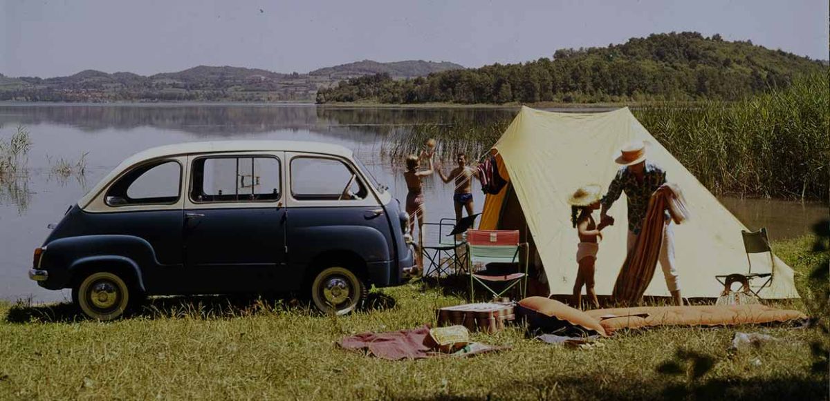 The Fiat 600 Multipla, designed by Dante Giacosa