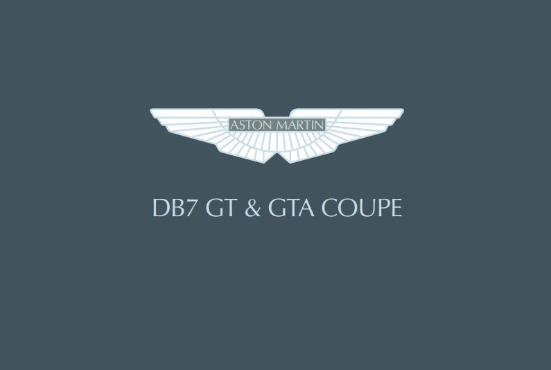 The Aston Martin DB7 GT, flagship of the DB7 series