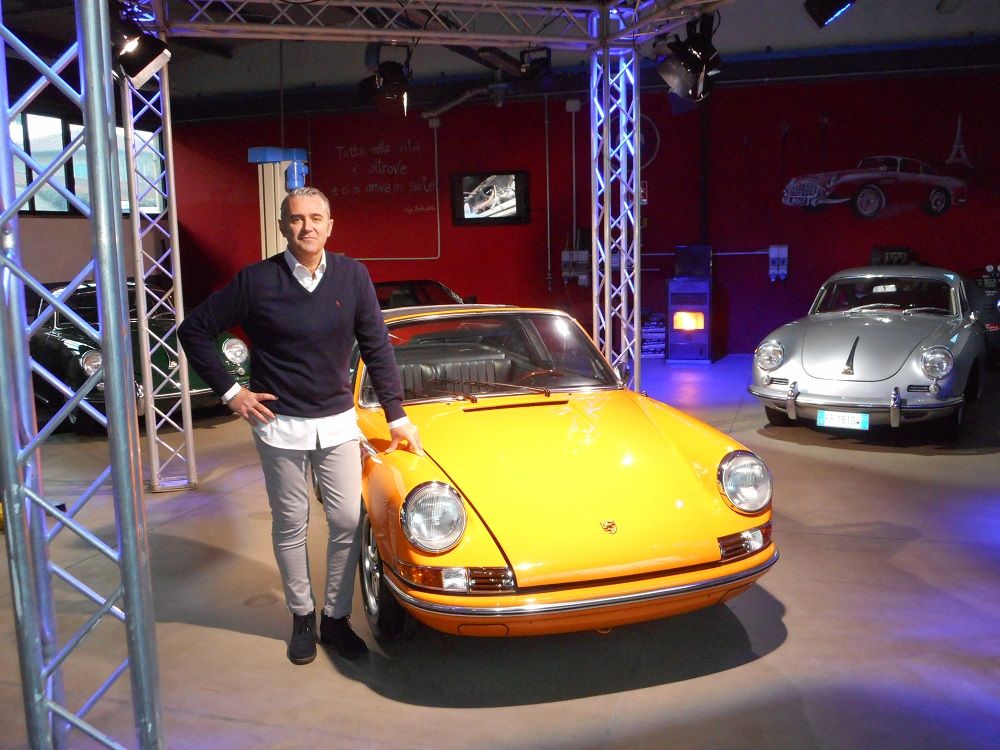 OldCar24 presente ad Auto e Moto d'Epoca 2021, tra le vetture esposte una PORSCHE 911 2.4 S TARGA  1972 restaurata da Andrea Cappellini