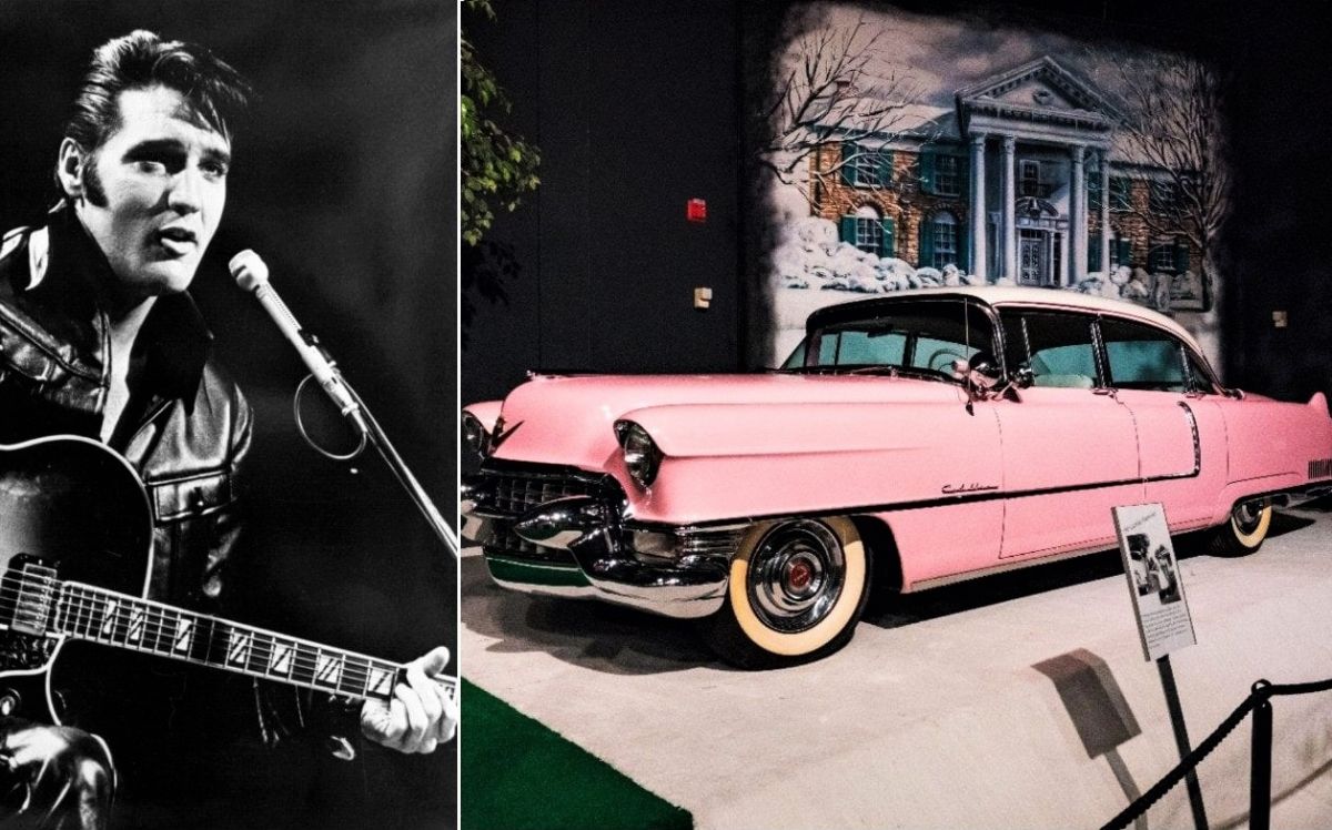 Characters and legendary cars: ELVIS PRESLEY