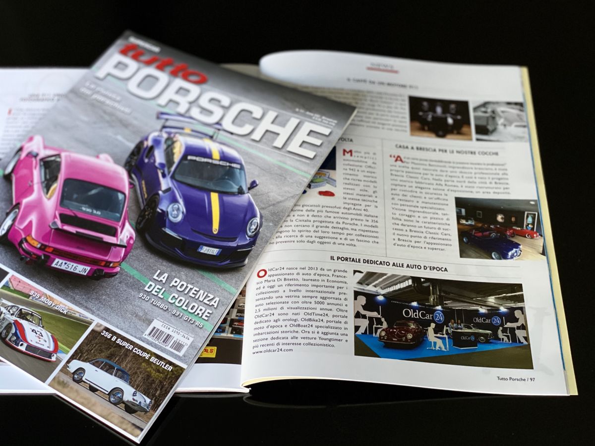 OldCar24 on magazine "Tutto Porsche"