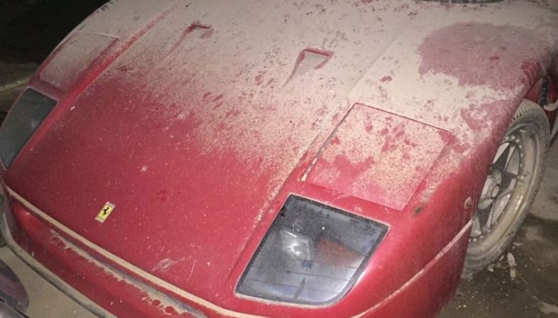THE DISCOVERY OF FERRARI F 40 OF SADDAM HUSSEIN’S SON