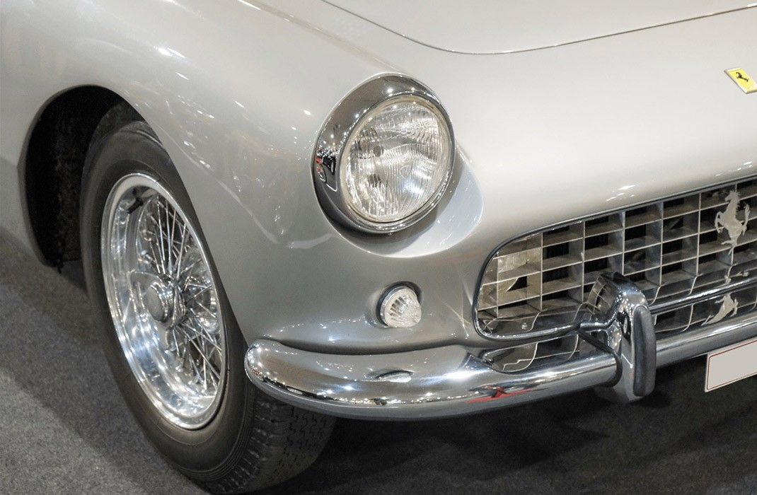A garden of jewellery at the Auto e Moto d'Epoca show