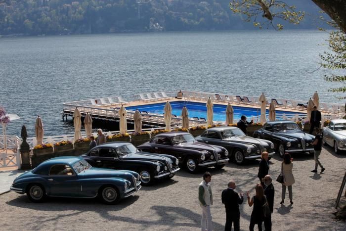 Raduno Alfa Romeo 6C Villa d'Este a Cernobbio :   il lusso made in Italy