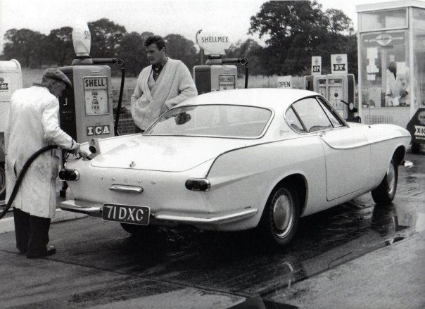 The Volvo P1800 driven by Roger Moore appeared in historical TV series "The Saint" 