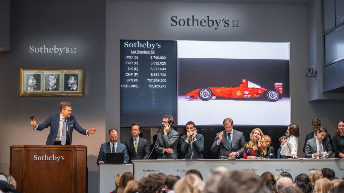 Michael Schumacher's Ferrari F2001 sells for $7.5 million