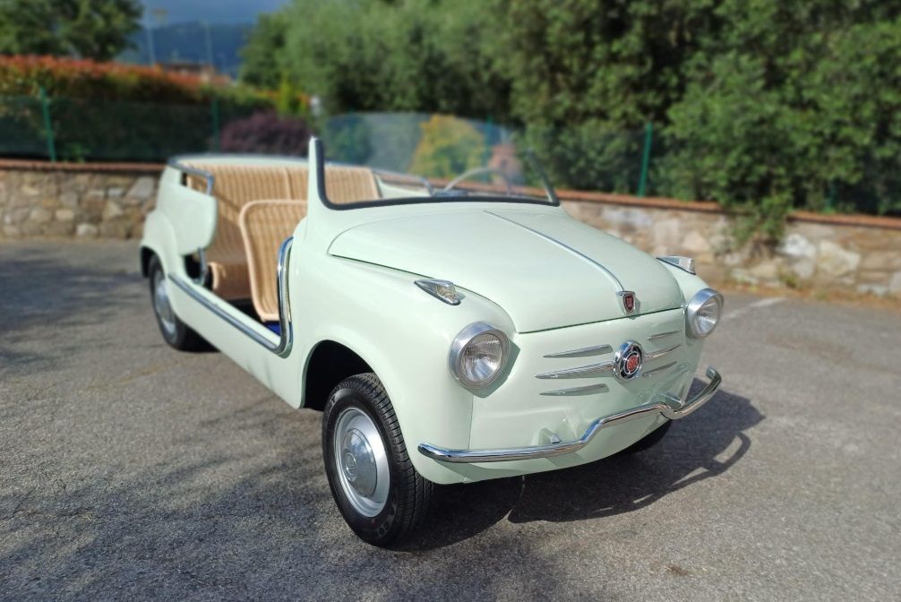 Fiat 600 Jolly Ghia, an absolute VIP rarity, will be presented at the OldCar24 stand at Milan Autoclassica 2025