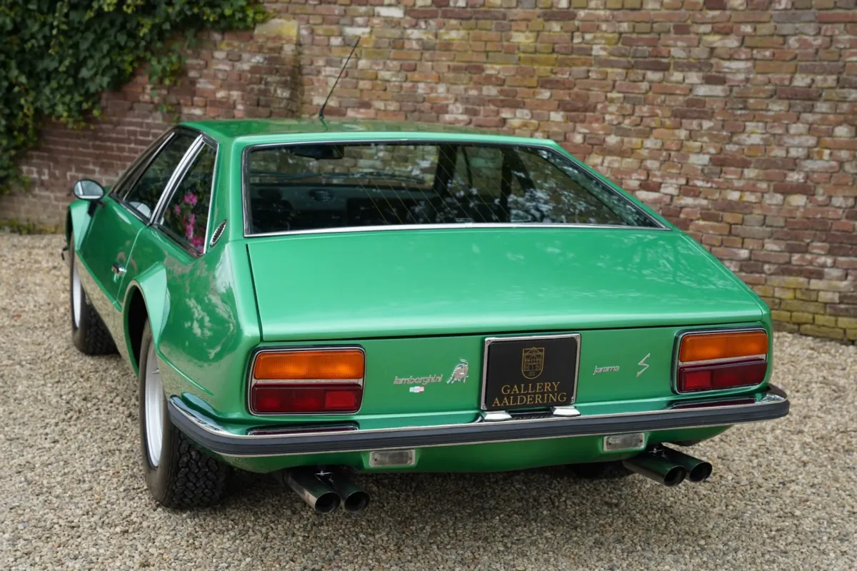 Lamborghini Jarama offered for sale by the Dutch dealership Gallery Aaldering