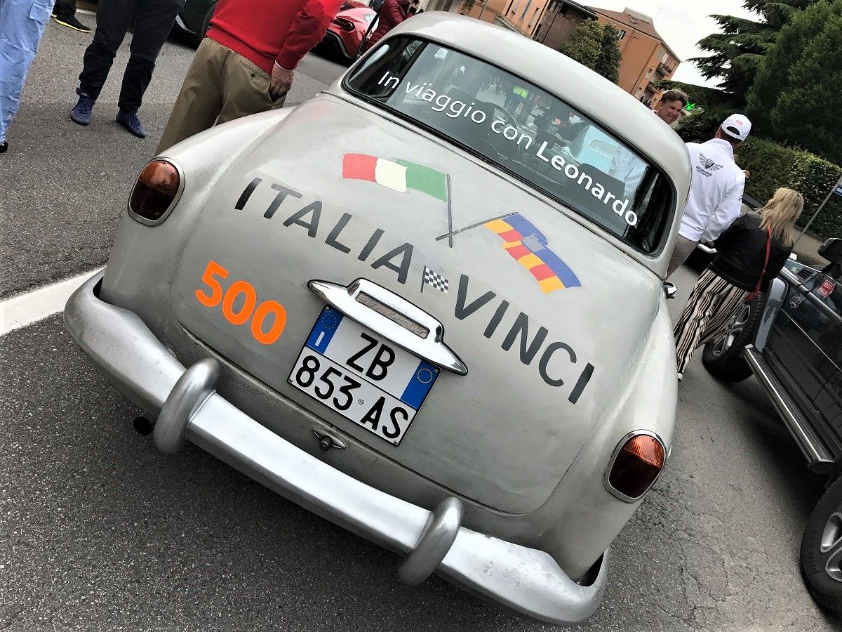 LA 1000 MIGLIA A VINCI..CON L'ALFA ROMEO 1900 SUPER 