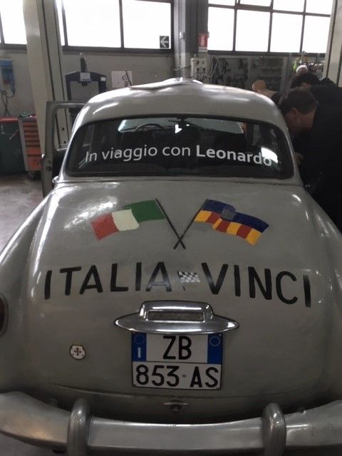 LA 1000 MIGLIA A VINCI..CON L'ALFA ROMEO 1900 SUPER 
