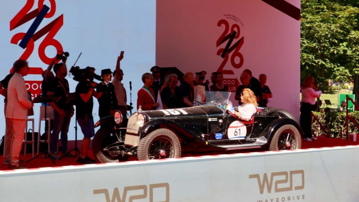 Juan and Margarita Tonconogy are the winners of the 2026 1000 Miglia at the wheel of their splendid 1931 Alfa Romeo 6C 1750 GS Spider Zagato