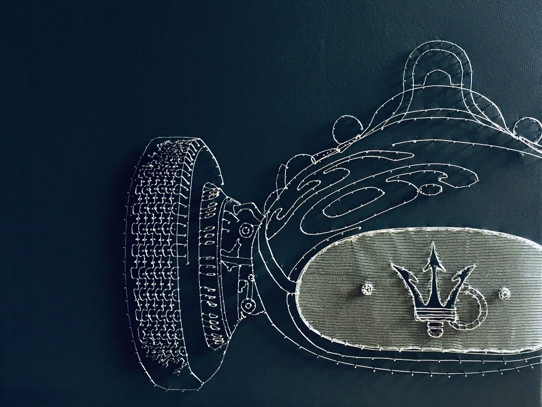 The art of motors: the wire of Autorilievi