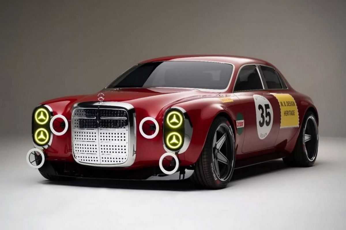 La Mercedes "Red Pig" in chiave moderna, ispirata a un’icona del passato 