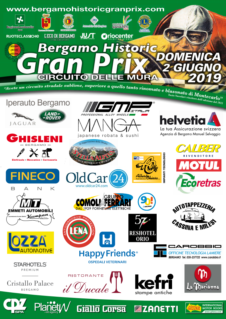 MISS A FEW DAYS AT THE BEGINNING OF THE RACE: BERGAMO HISTORIC GP 2019 !