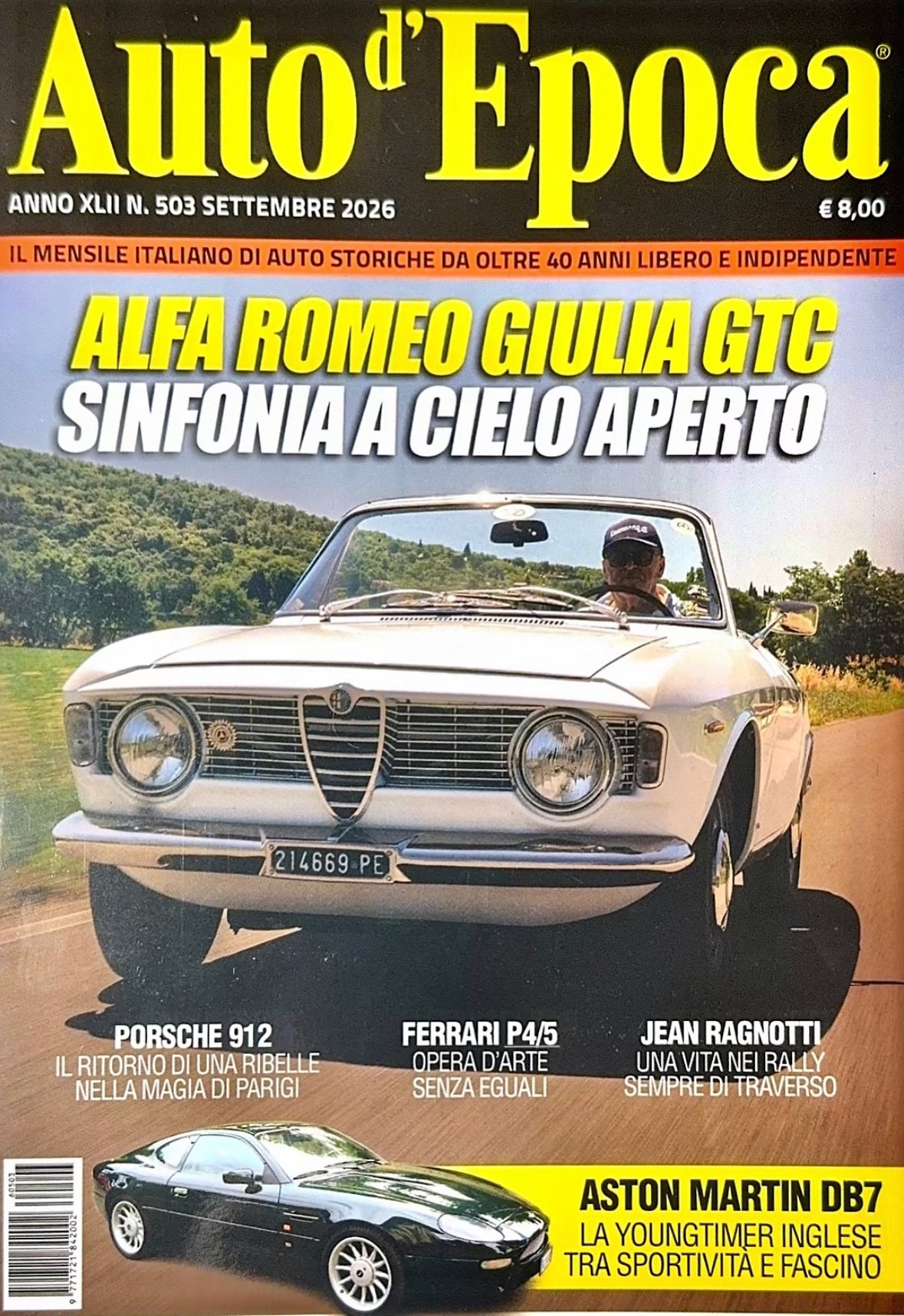 Auto d’Epoca Magazine September 2026: Icons, Rarities and Great Stories to Rediscover