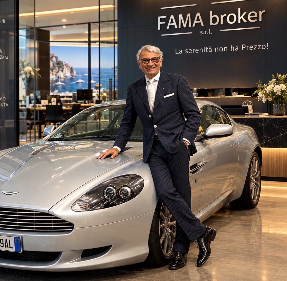 Massimo Fabozzi, bróker de FAMA: gestión de riesgos para empresas y patrimonios, de las empresas a los coches de colección