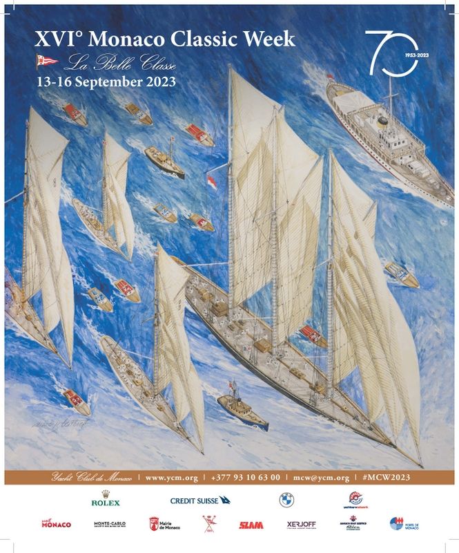 XVI Monaco Classic Week, attese a Montecarlo oltre 100 barche d’epoca 