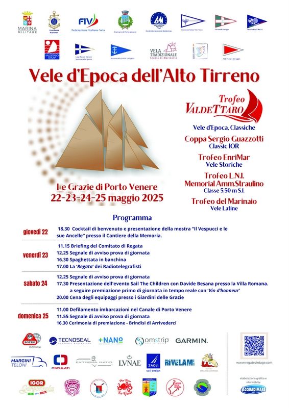 Al via “Le Vele d’Epoca dell’Alto Tirreno – Trofeo Valdettaro”, le regate, il programma e gli eventi in banchina 