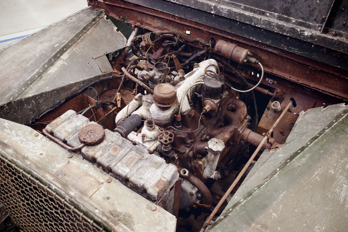 The first Land Rover in the history was found in a Welsh field. 