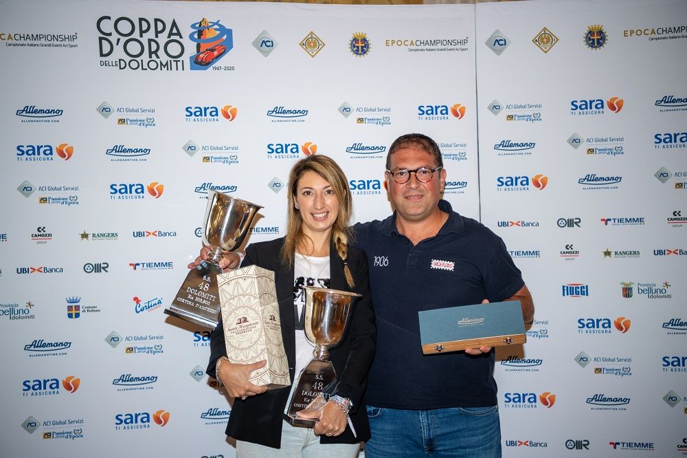 I vincitori della Coppa d’Oro delle Dolomiti 2020: Giovanni Moceri e Valeria Dicembre