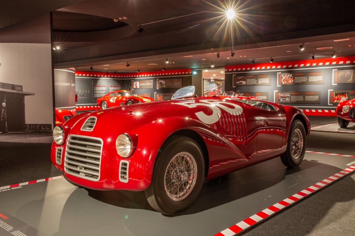 Ferrari's classic cars at Auto e Moto d'Epoca 2022